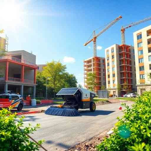 Eco-Friendly Street Sweeping with Solar-Powered Brooms